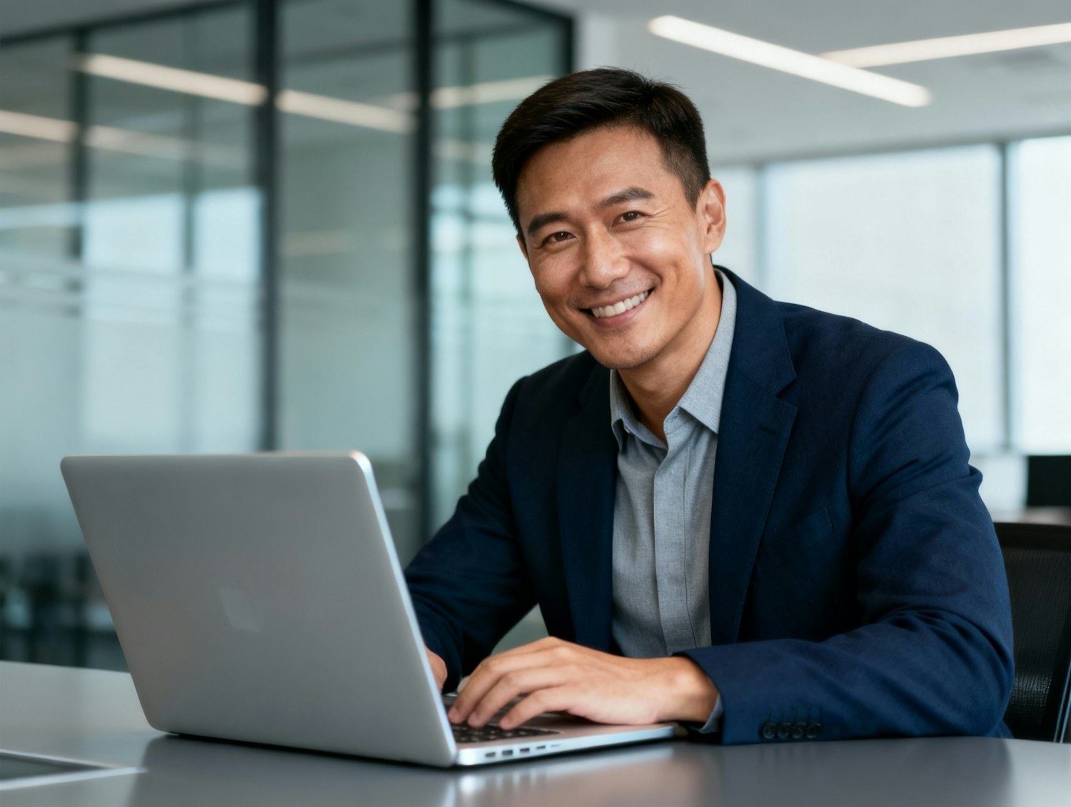 Depicts a job seeker diligently updating their online profile or resume, emphasizing the importance of tailoring information for AI parsing and matching algorithms.